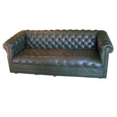 Green Tufted Chesterfield Sofa 8