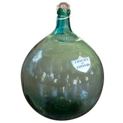 French Demijohn Glass Bottles