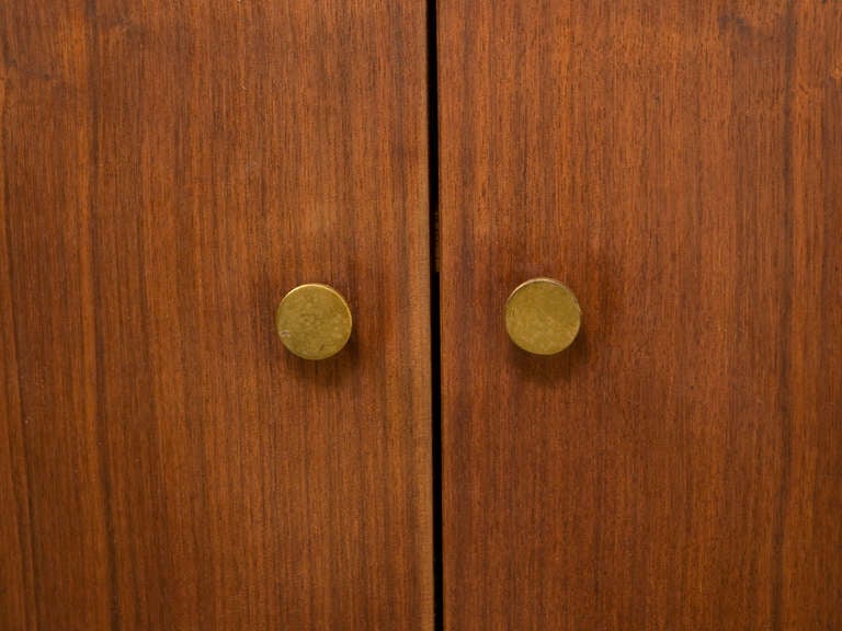 Mid-20th Century Pair of Mid-Century Two-Door Cabinets