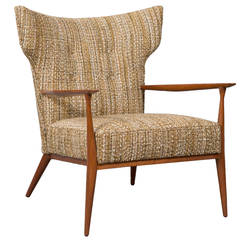 Rare 1950s Paul McCobb Wingback Lounge Chair 1