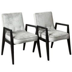 Pair of Robsjohn-Gibbings Style Armchairs
