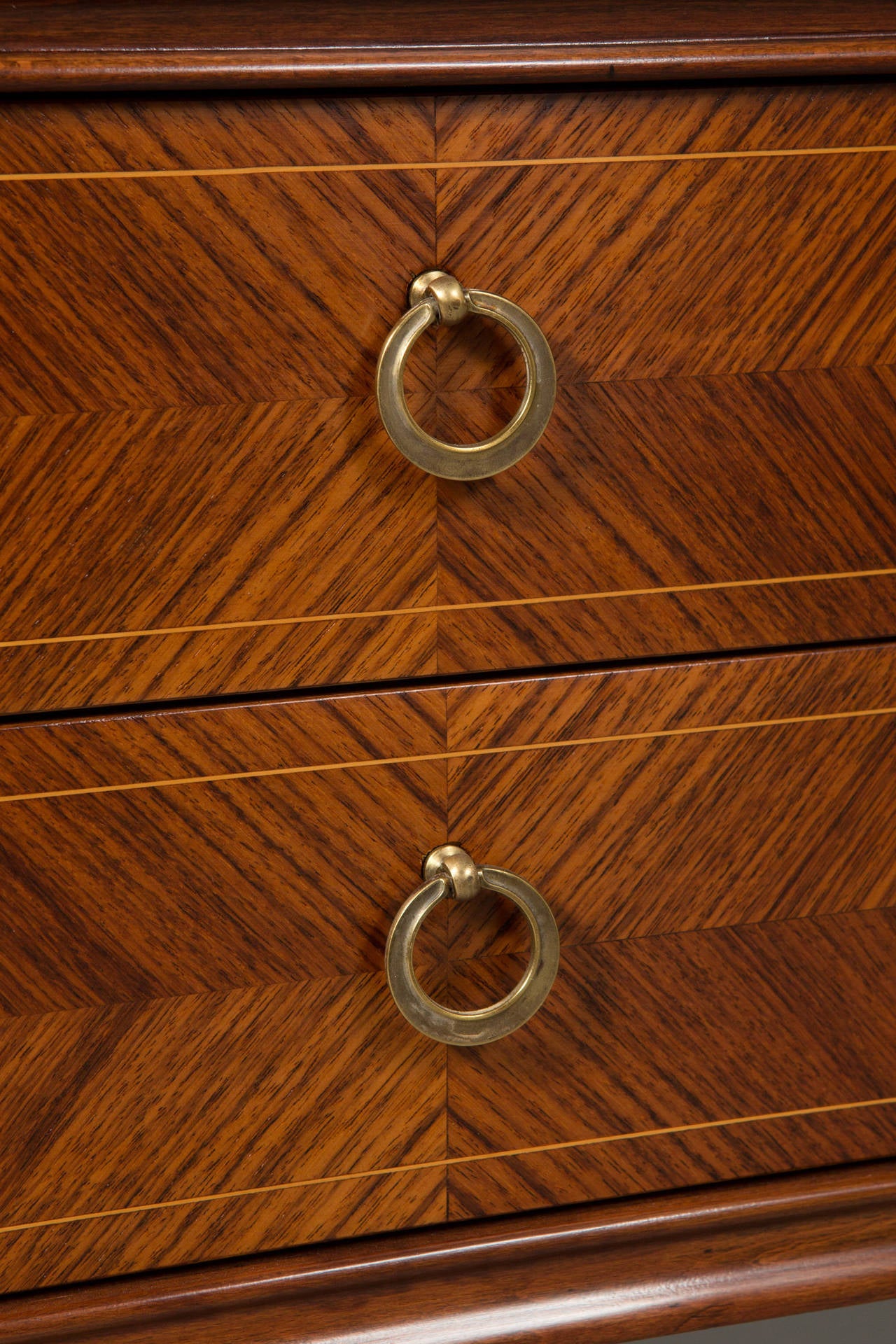 Neoclassical Black Leather-Top Bureau Plat 5