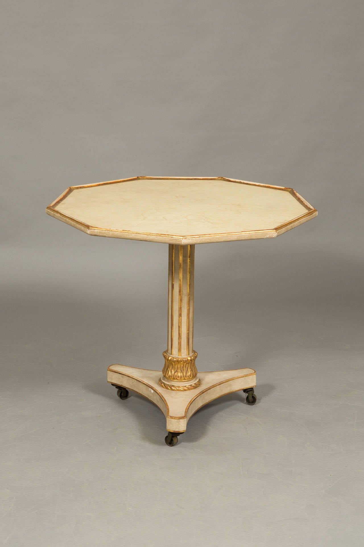 Neoclassical Style Parcel Gilt Center Table