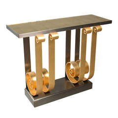 Metal Deco Look Console 4