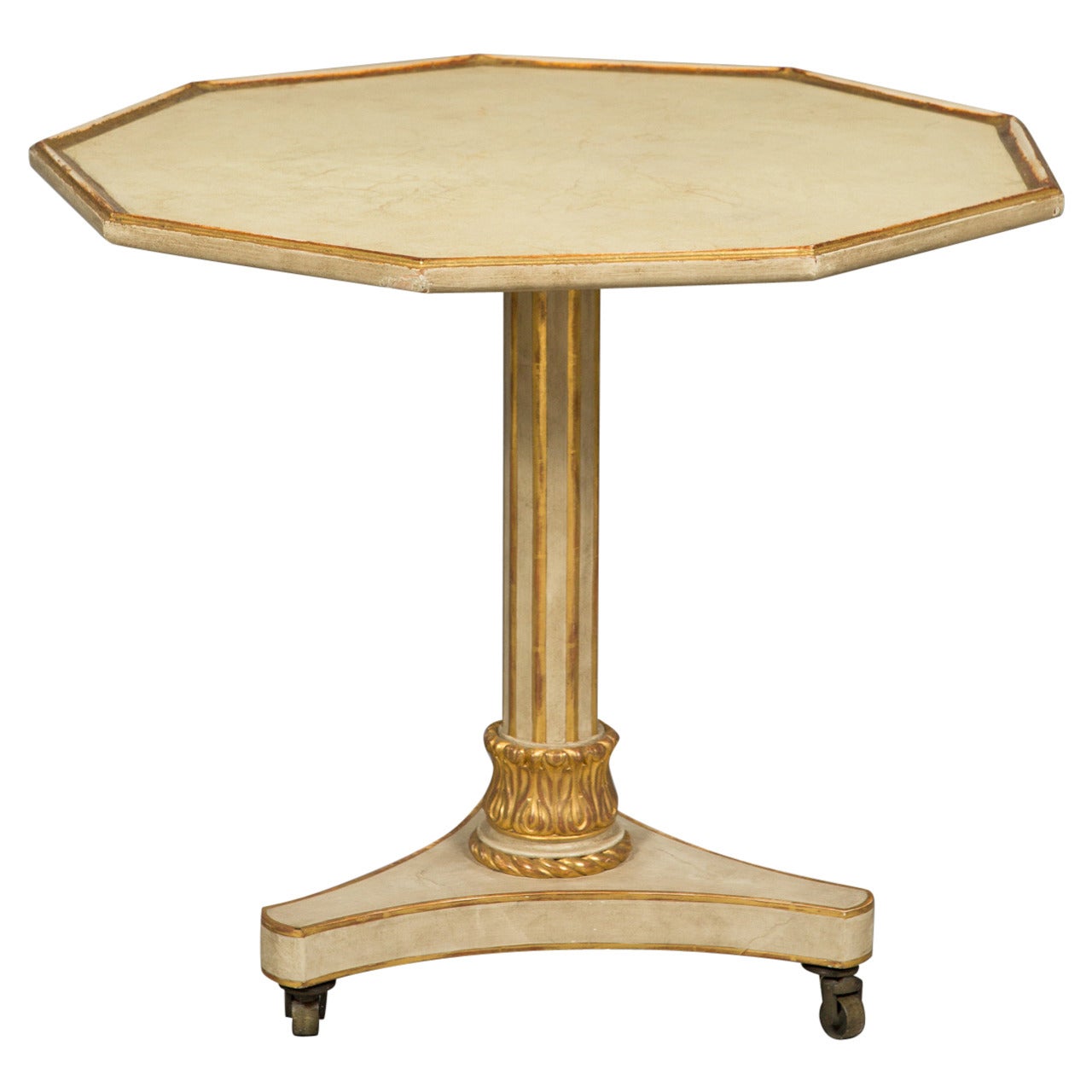 Neoclassical Style Parcel Gilt Center Table