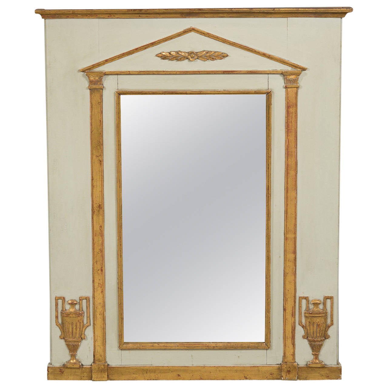 Neoclassical-style trumeau mirror, 1950s, offered by Bardin Palomo