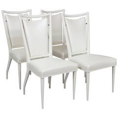 Set of J. Stuart Clingman Dining Chairs for Widdicomb 12