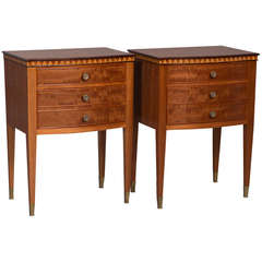 Pair of Mid-Century Italian Night Stands 5