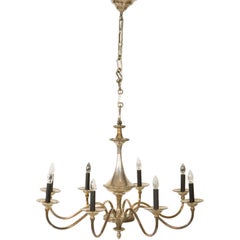 French Silverplated Chandelier