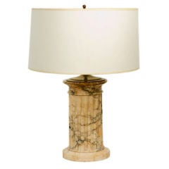 Neoclassical Marble Lamp