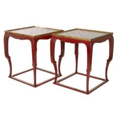 Pair of Asian Inspired Tables