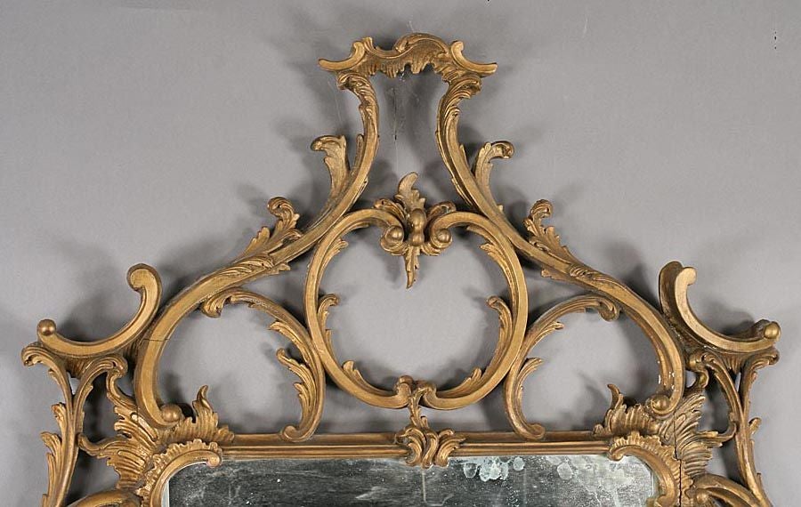 20th Century Antique Continental Mirror For Sale