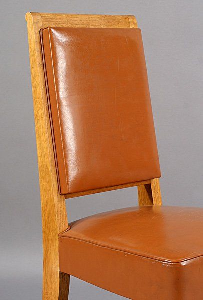 Deco Dining Chairs In Good Condition For Sale In New York, NY