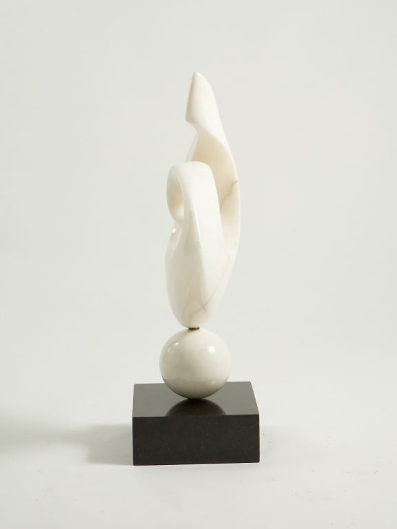Late 20th Century Thea Tewi Marble Sculpture For Sale