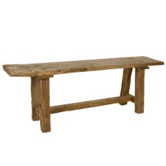 Mesa de taberna rústica antigua