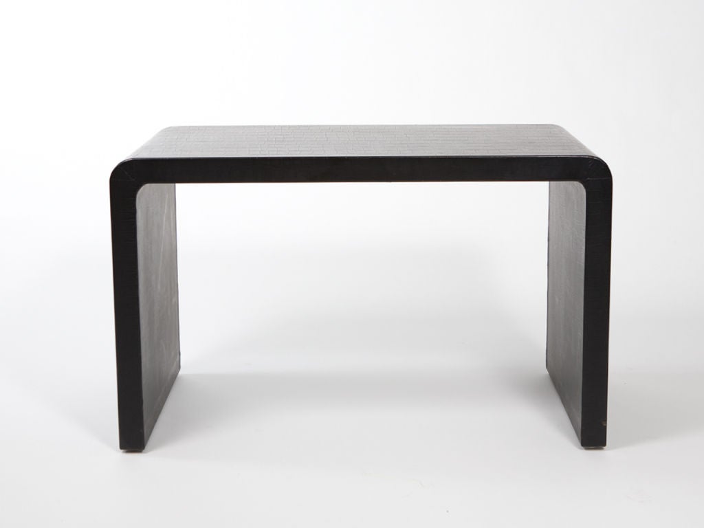 American Karl Springer Occasional Table For Sale