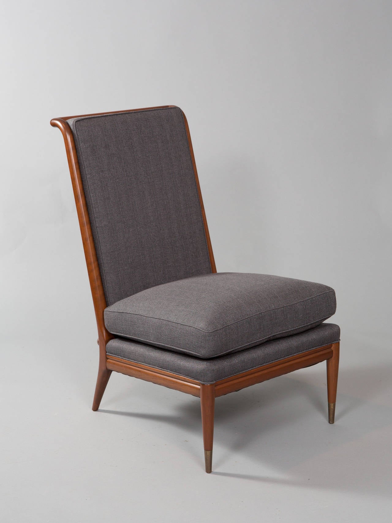 Ein Paar John Stuart-Sessel ohne Armlehne (Moderne der Mitte des Jahrhunderts)