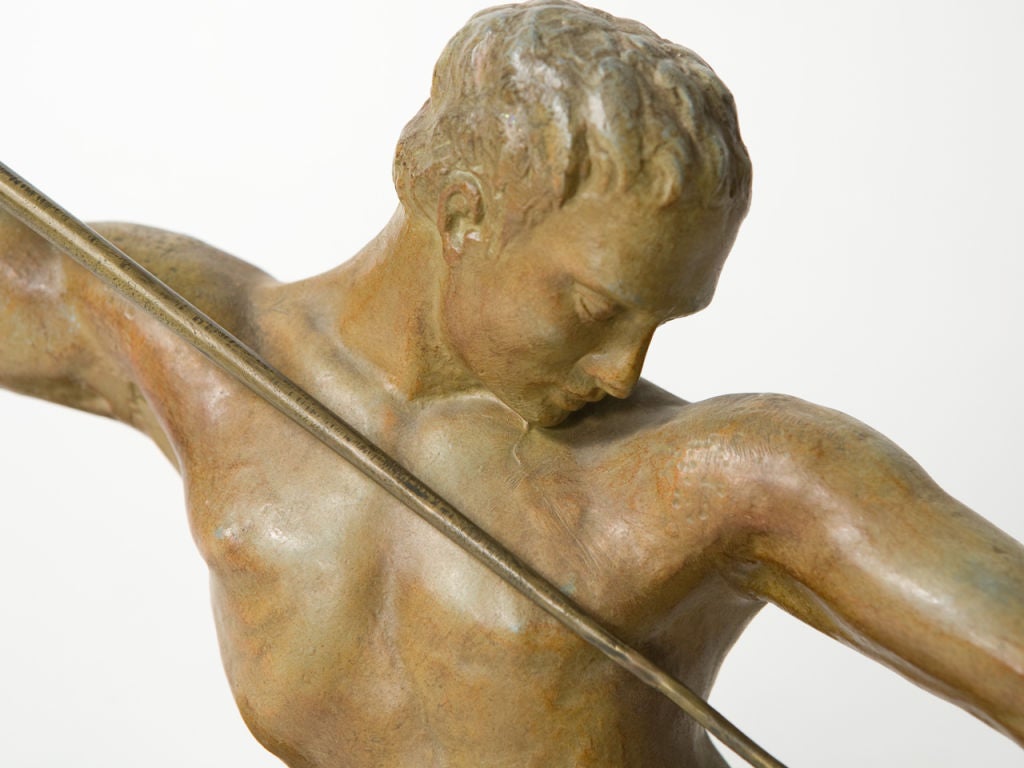 Sculpture figurative en bronze Art Déco en vente 4