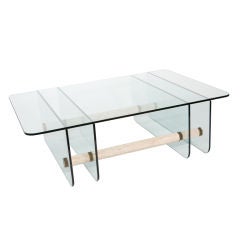 Mid-Century Modern Glass Coffee Table Mid-Century Modern Glass Coffee Table