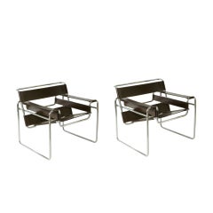 Pair of Wassily Chairs by Marcel Breuer