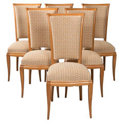 Set of Six Deco Dining Chairs 3