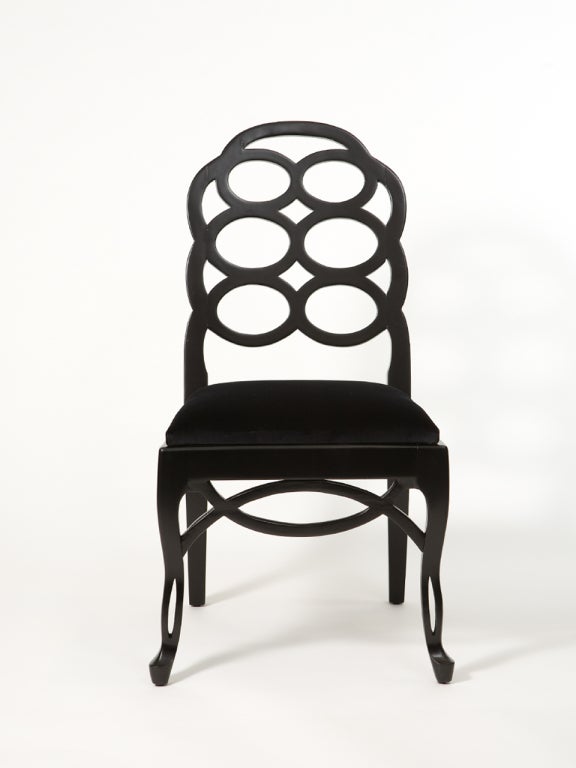 American Four Frances Elkins Style Loop Chairs