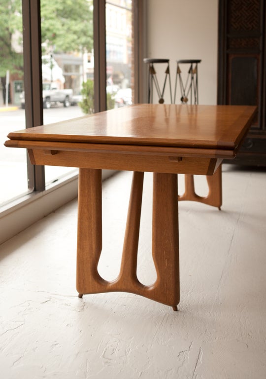 Mid-20th Century French Oak Dining Table