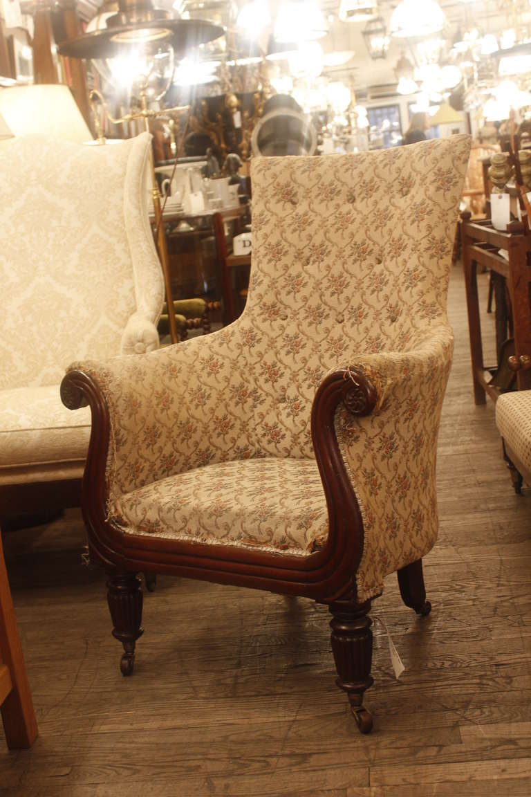 William IV Mahogany Chair In Excellent Condition In New York, NY