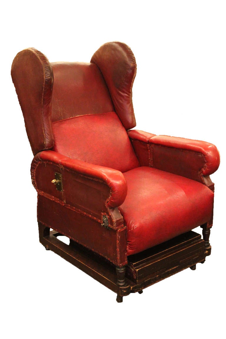 UK circa 1890

Arm chair which opens to recline!