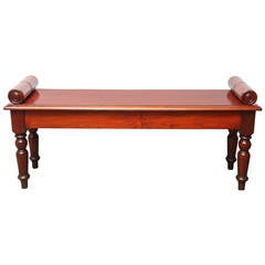 Mahogany Coaching Bench