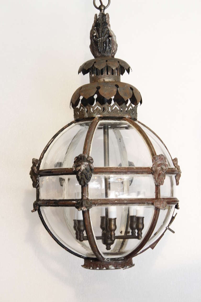 British Antique Globe Lantern