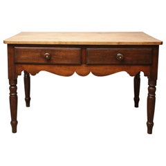 Pine Top Country Kitchen Table