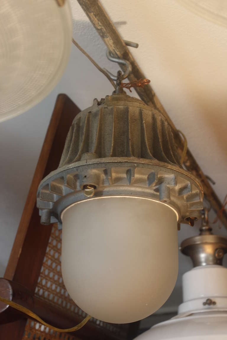 Nautical Light with Frosted Glass