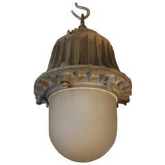 Nautical Light with Frosted Glass