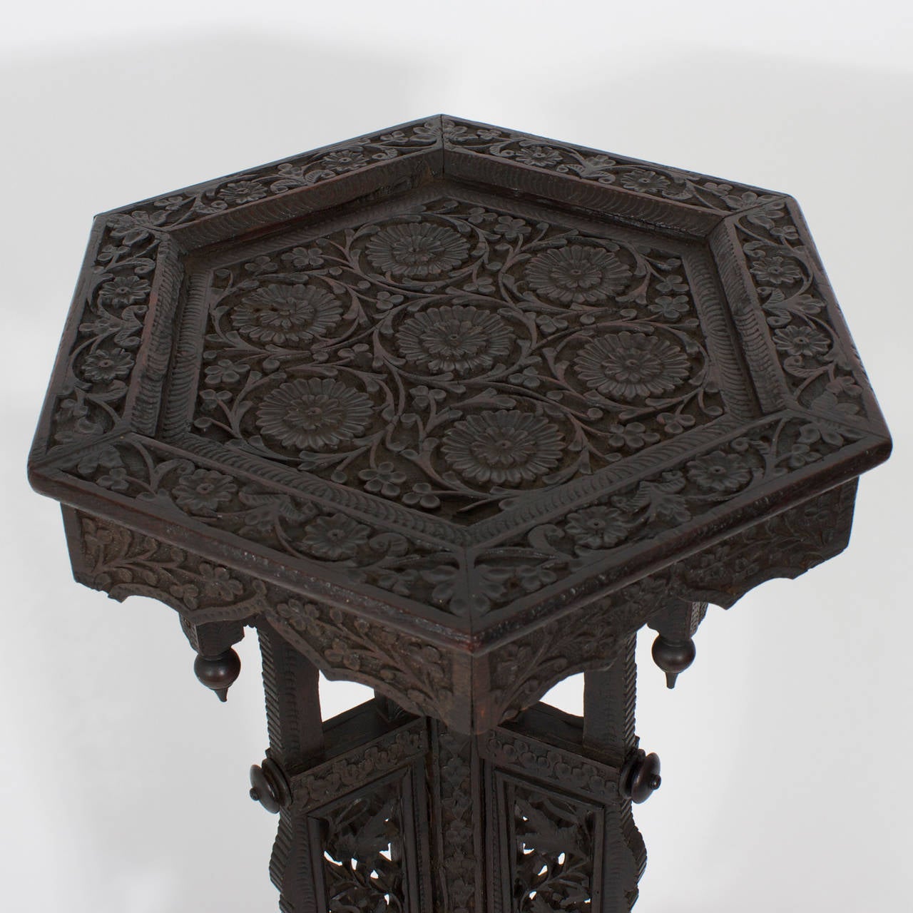 Anglo Indian Pedestal or Plant Stand In Excellent Condition In Palm Beach, FL