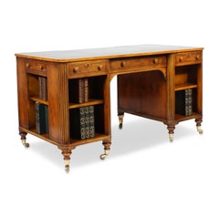 Antique William IV Style Library Desk