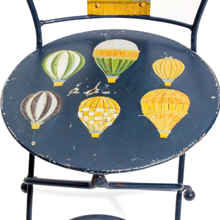 Three-Piece Cafe Set Decorated with Painted Air Balloons 1