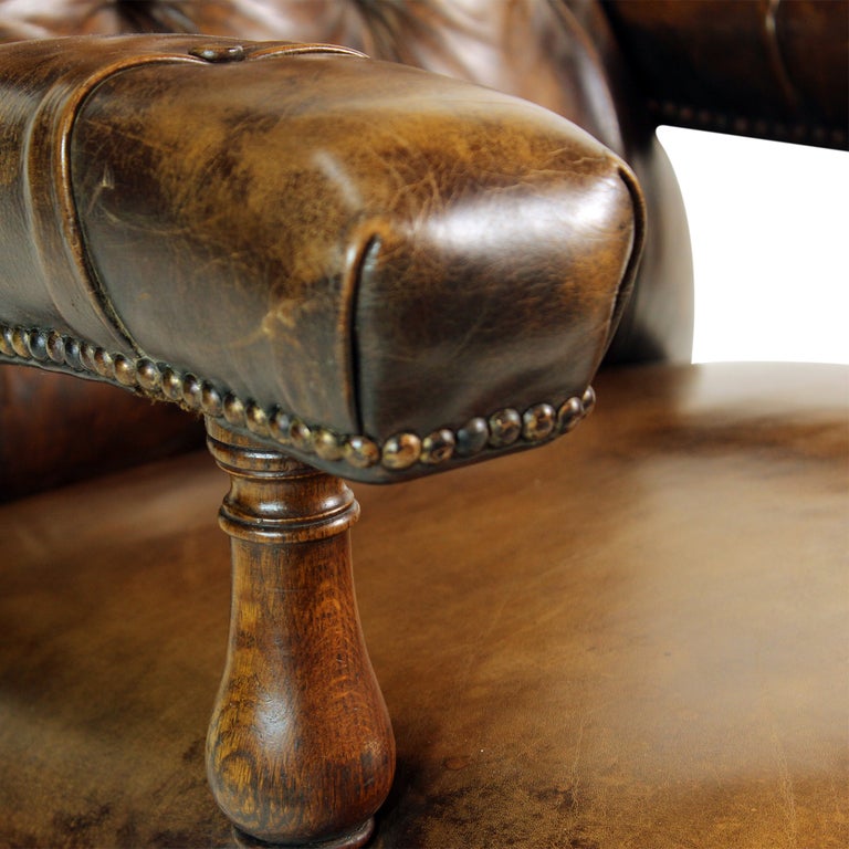 library chair leather