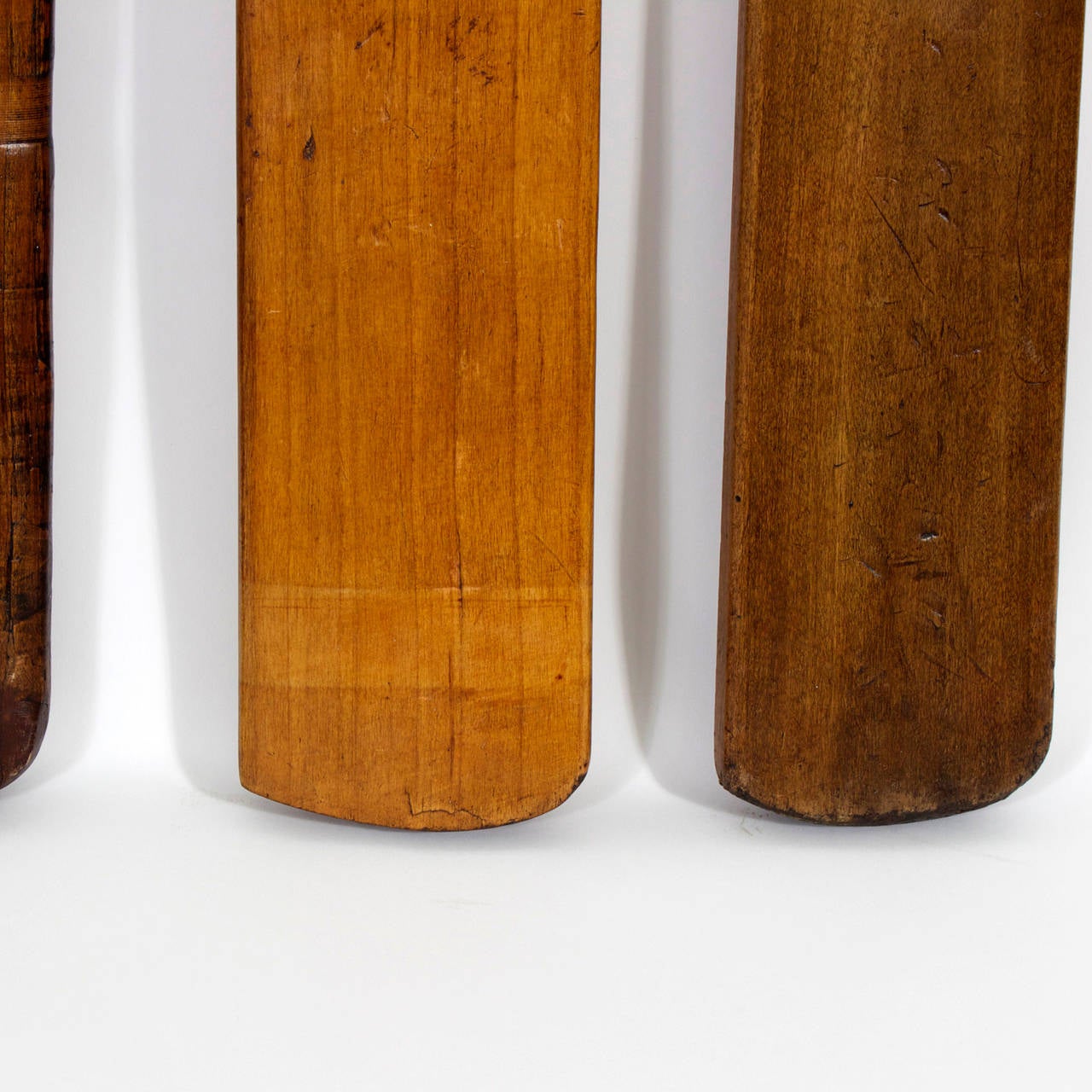 Collection of Fvie Cricket Bats, Great Color and Patina 3