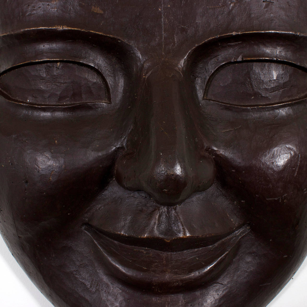 20th Century Asian Face Carving