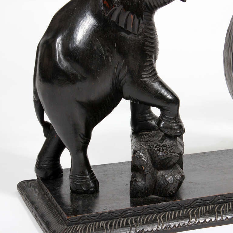 Early to Mid 20th Century Large Elephant Dinner Gong 2