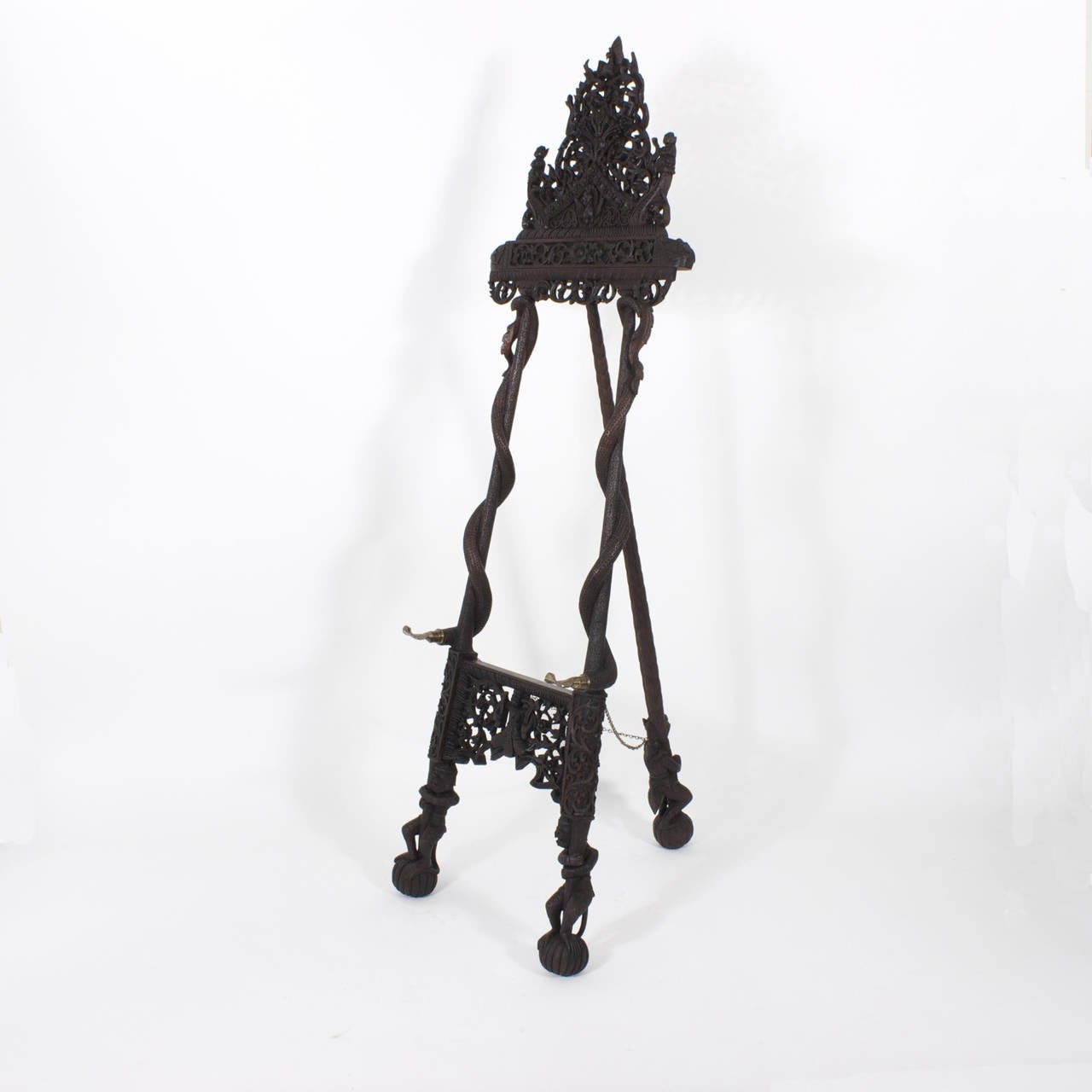 Anglo-Indian Rare 19th Century Anglo Indian Easel