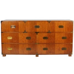 Campaign Style Long Dresser by Baker