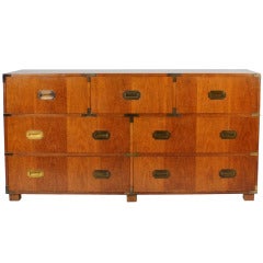 Campaign Style Long Dresser by Baker