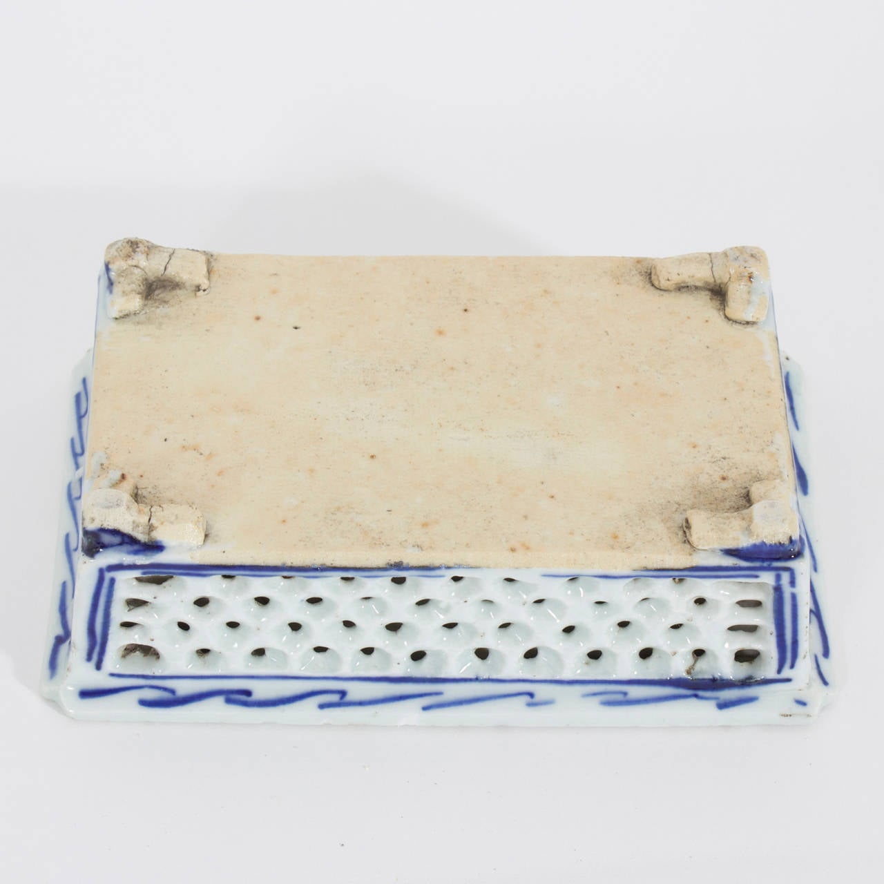 19th Century Blue and White Narcissus or Bulb Tray 1