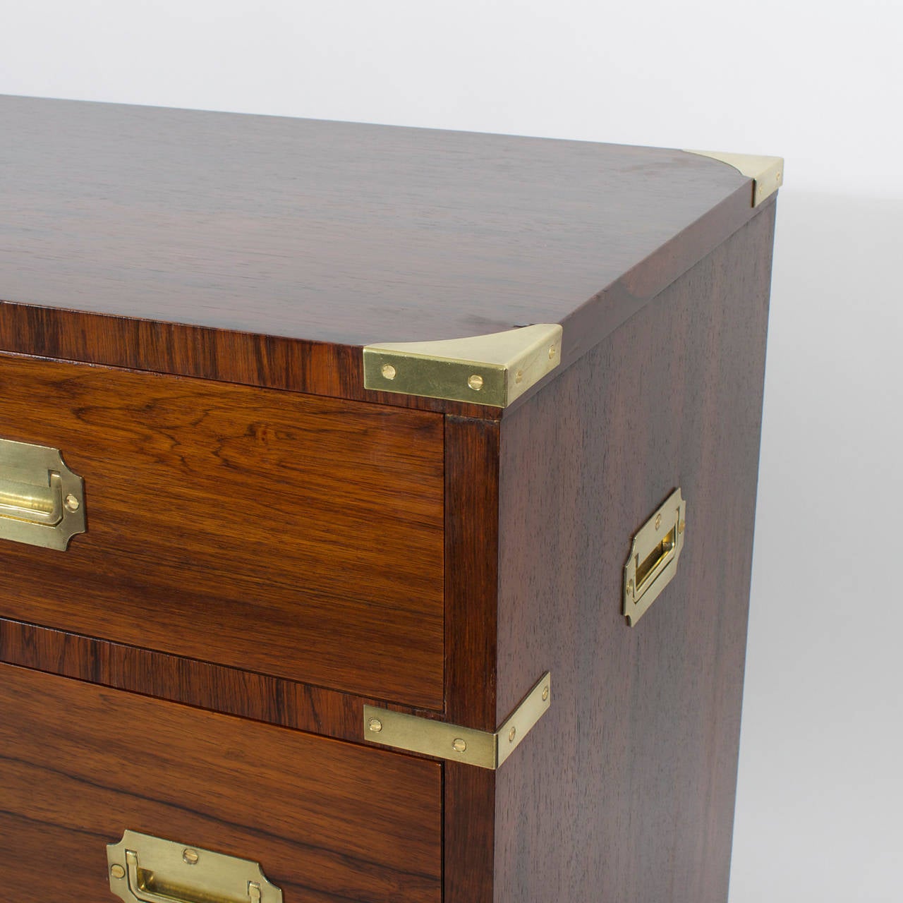 Rosewood Campaign Style Chest or Sideboard 1