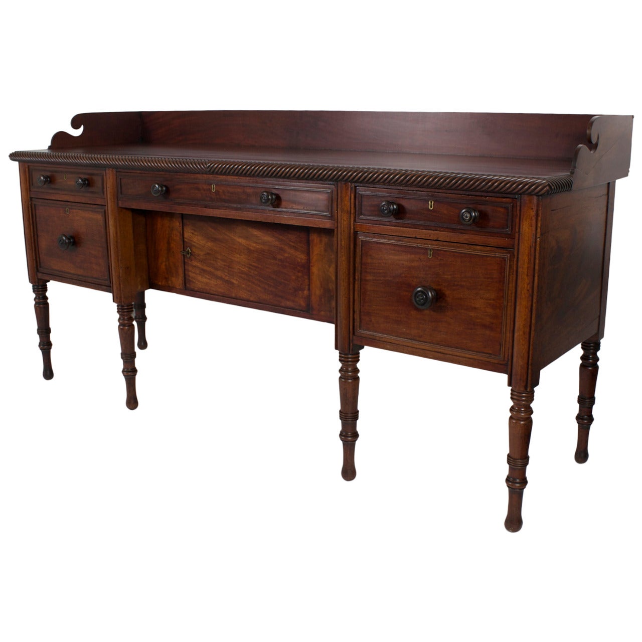 19th Century English Mahogany Sideboard