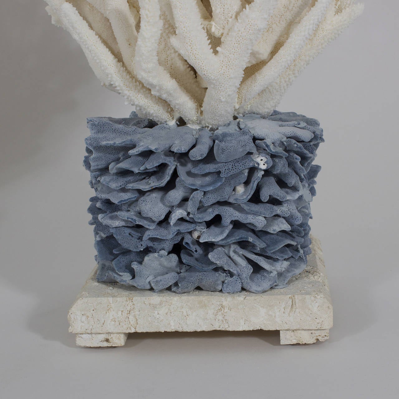 blue lamps bases