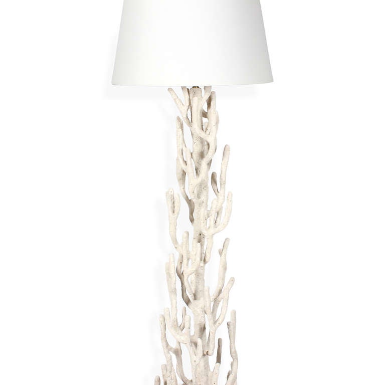 Faux Coral Floor Lamp at 1stDibs