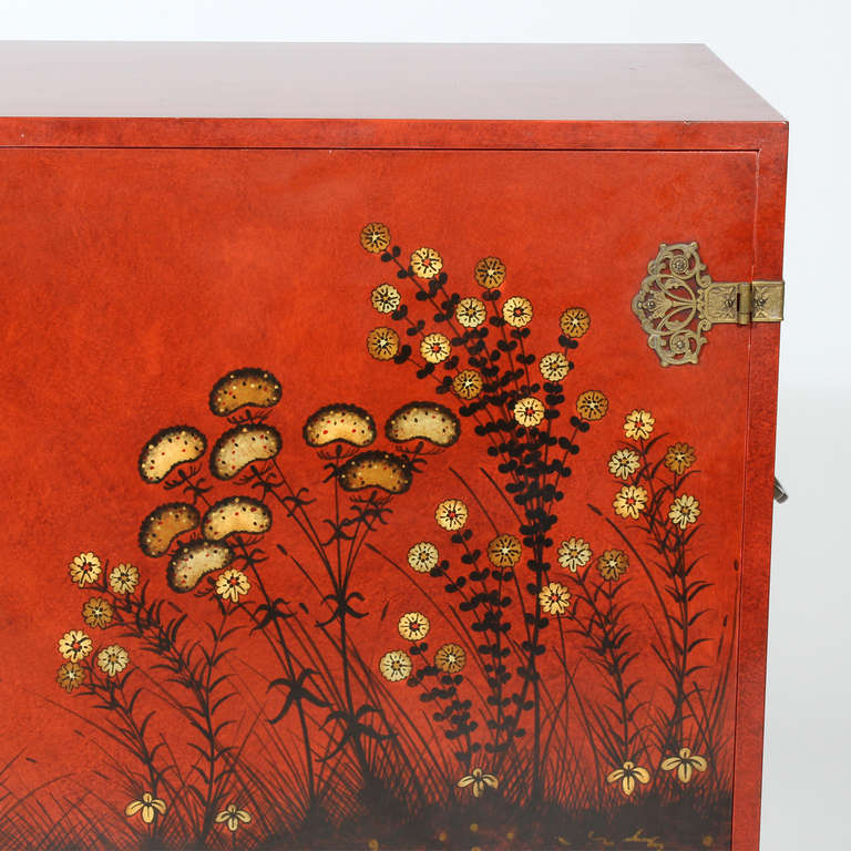 Mid-20th Century Modern Chinoiserie Decorated Sideboard by Beacon Hill